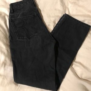 Rouje Black Straight Leg Jeans size 27 French girl denim sezane